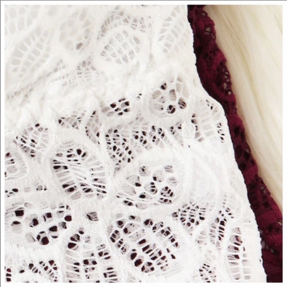 FLASH SALE🆕Sexy Lace Bralettes Red, White & Black - Picture 5 of 6